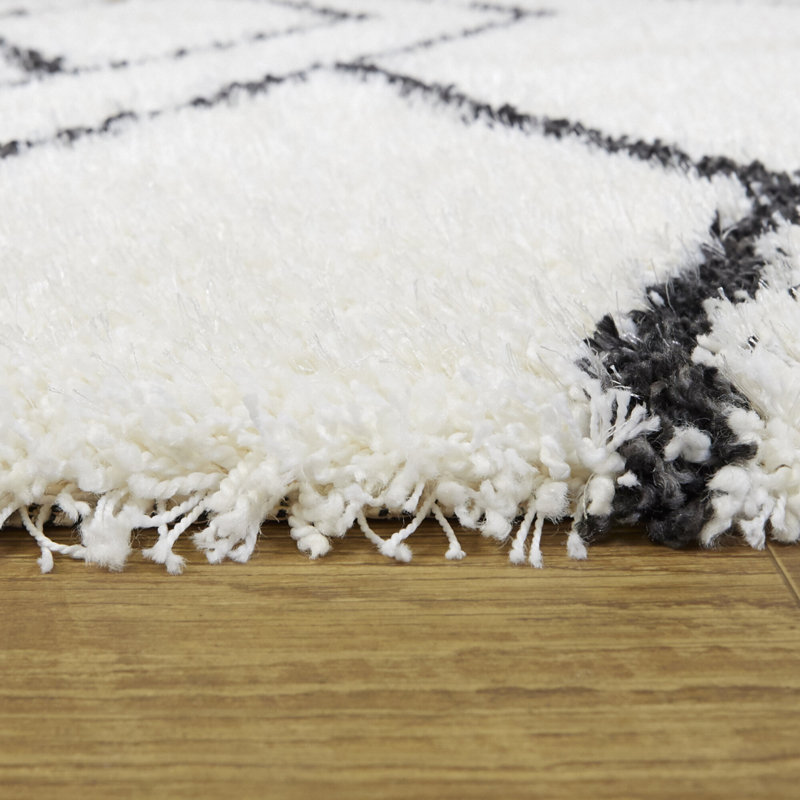 Foundry Select Addrienne Cream/Black Rug Wayfair